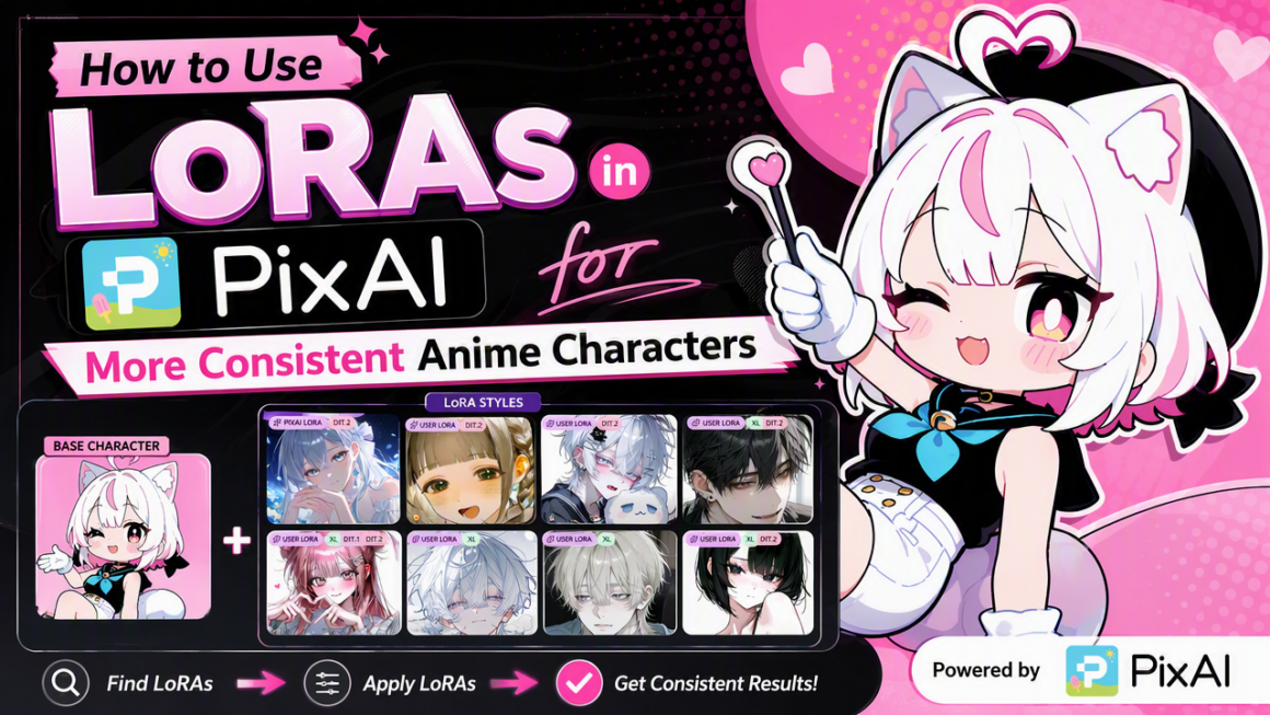 How to Use LoRAs in PixAI for More Consistent Anime Characters
